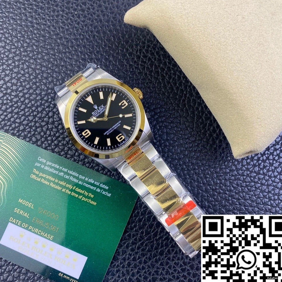 Dial Rolex Black M124273-0001 EW Factory Explorer 0212